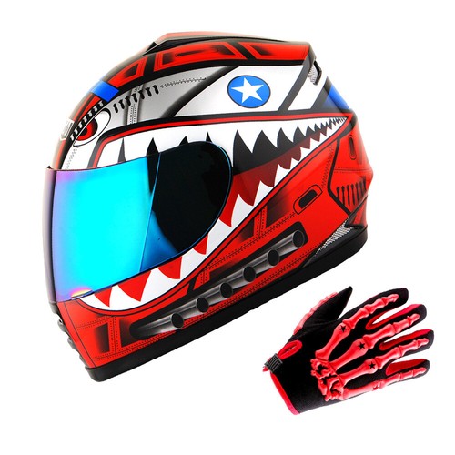 Wow youth motorcycle full face - youth,