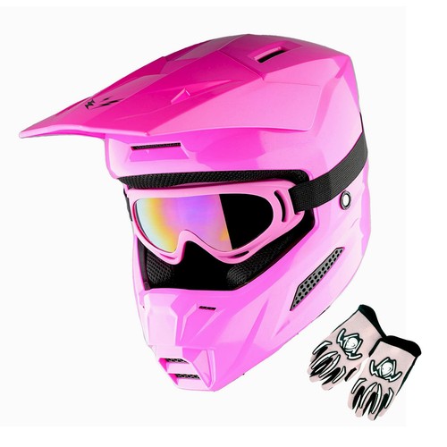 Youth motocross helmet - motocross, bundle